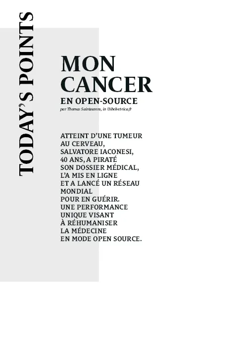 Page du magazine