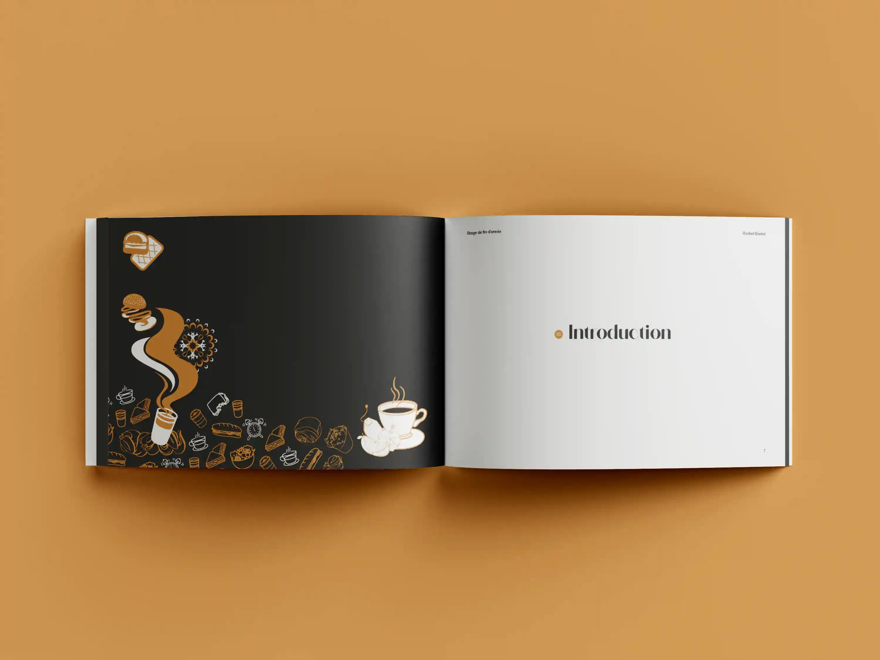 Deuxième mockup du projet de rapport de stage chez Larac