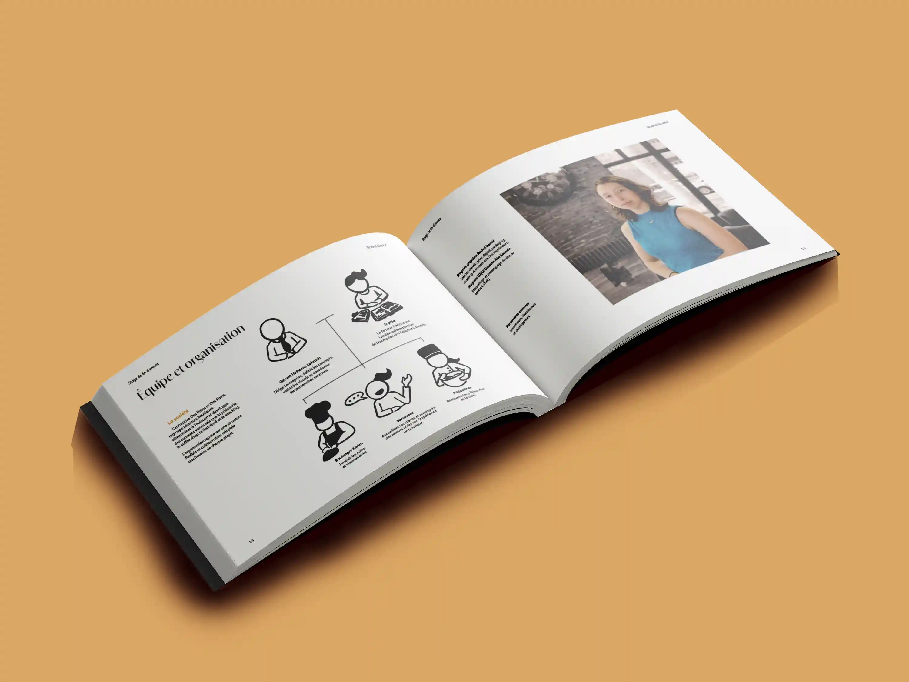 Troisième mockup du projet de rapport de stage chez Larac