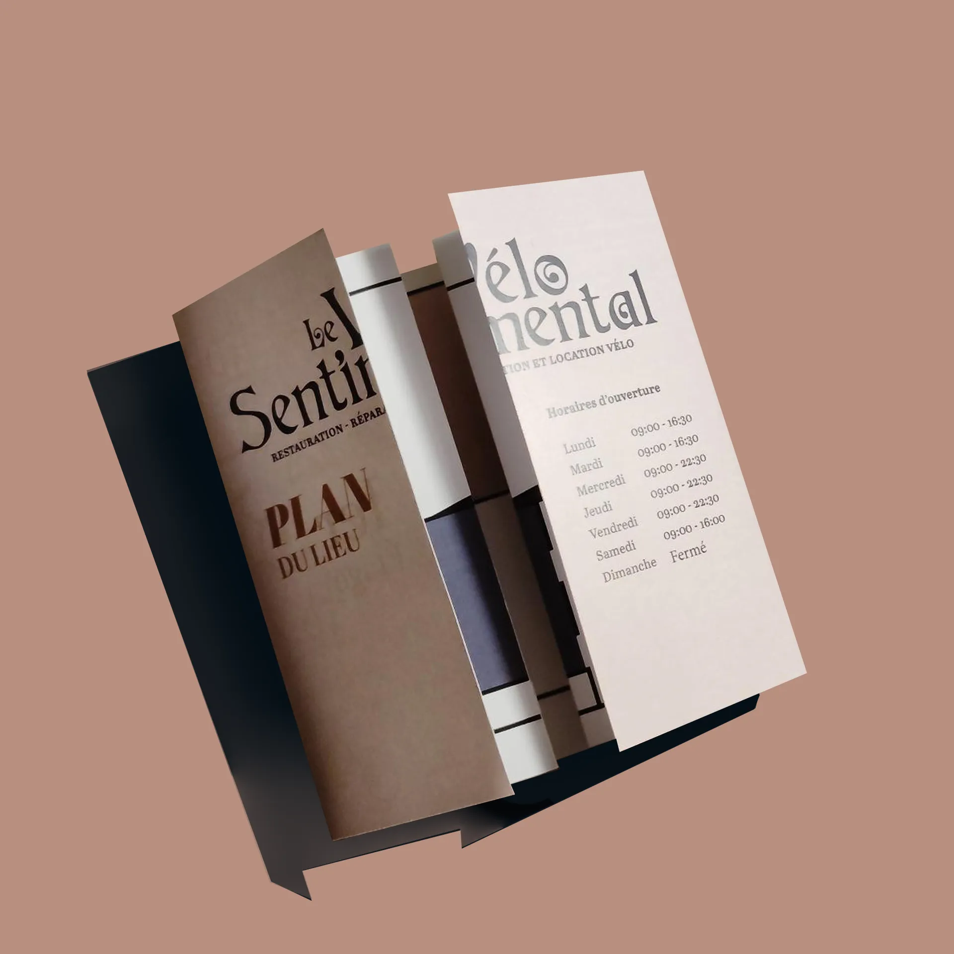 Plan du lieu et livret de poche