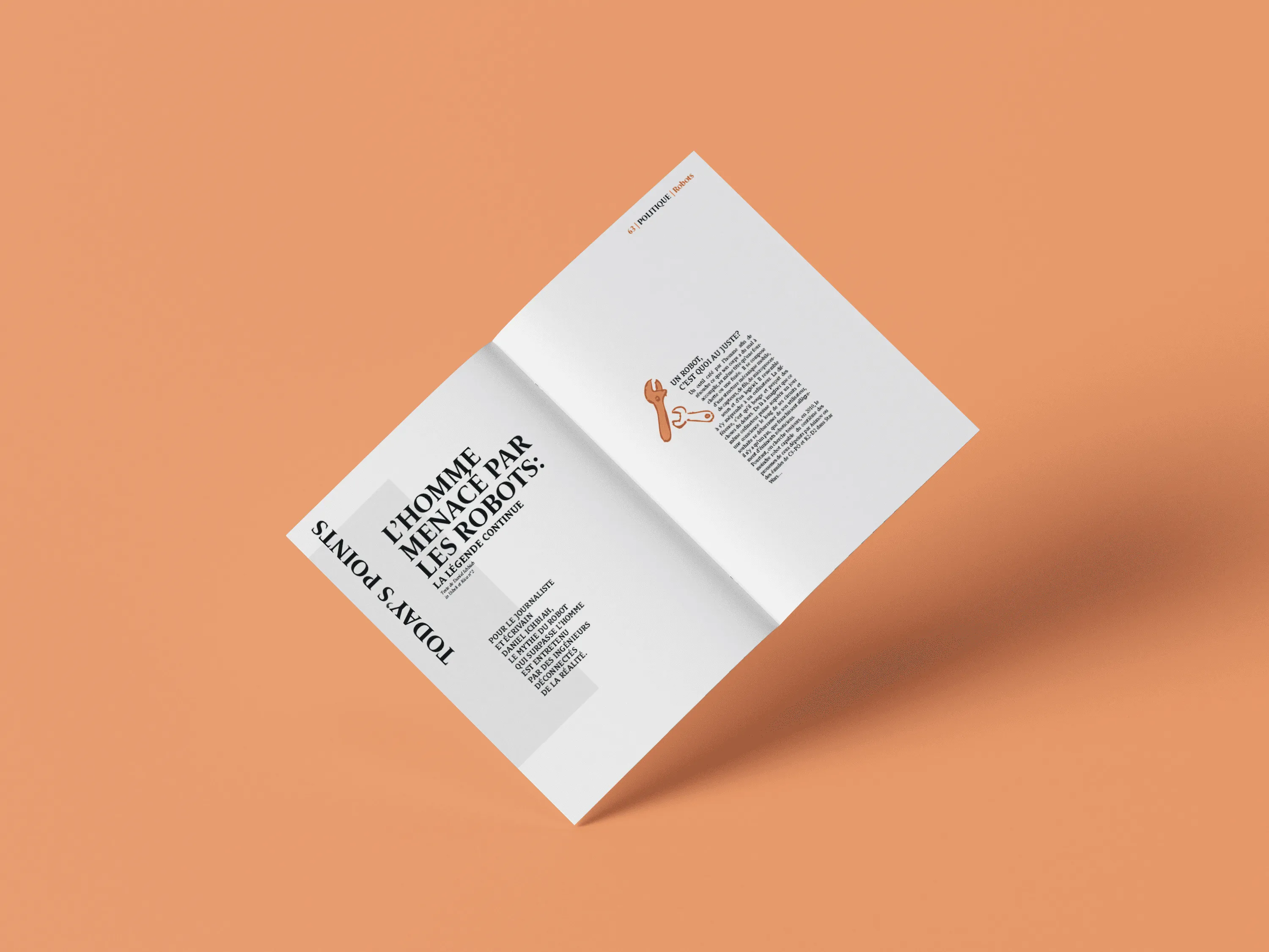 Détails du design et des rubriques