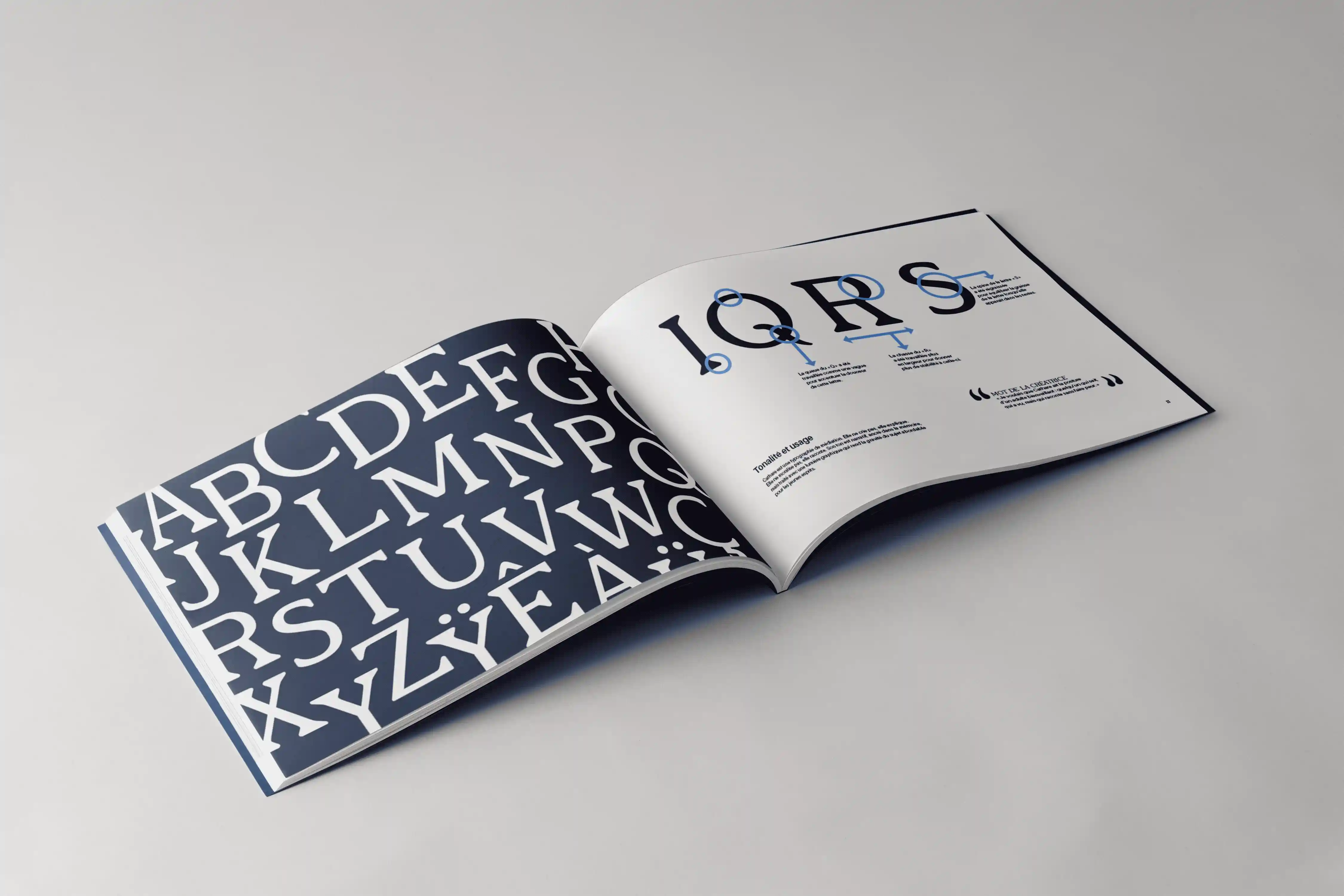 Deuxième photo du spécimen typographique Cathare