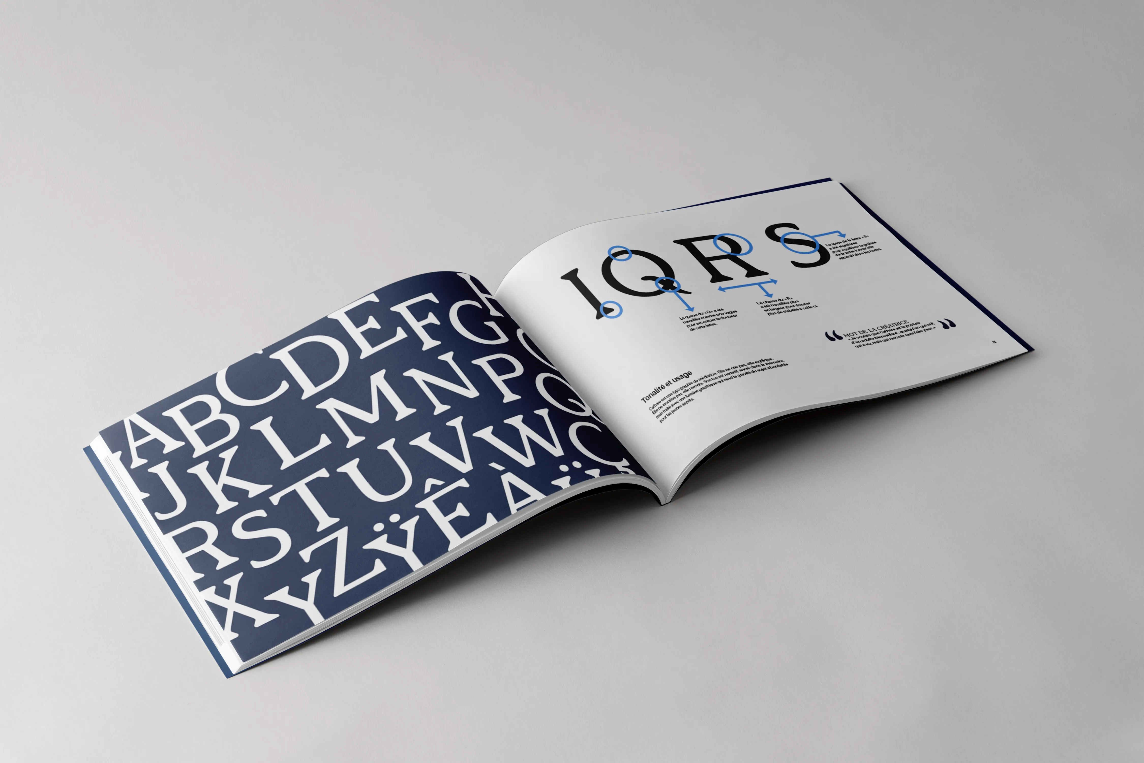 Deuxième photo du spécimen typographique Cathare