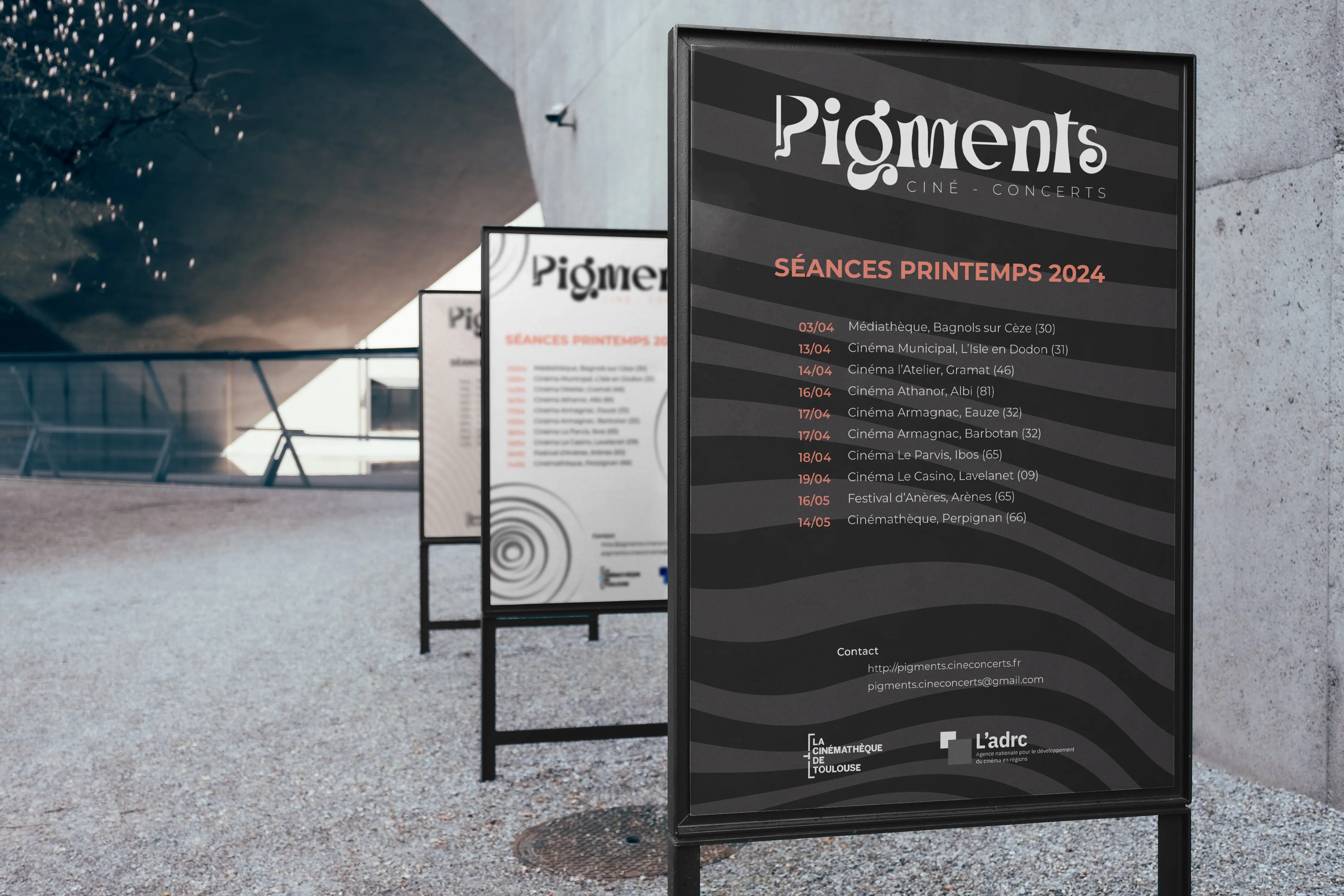 Photo des affiches Pigments