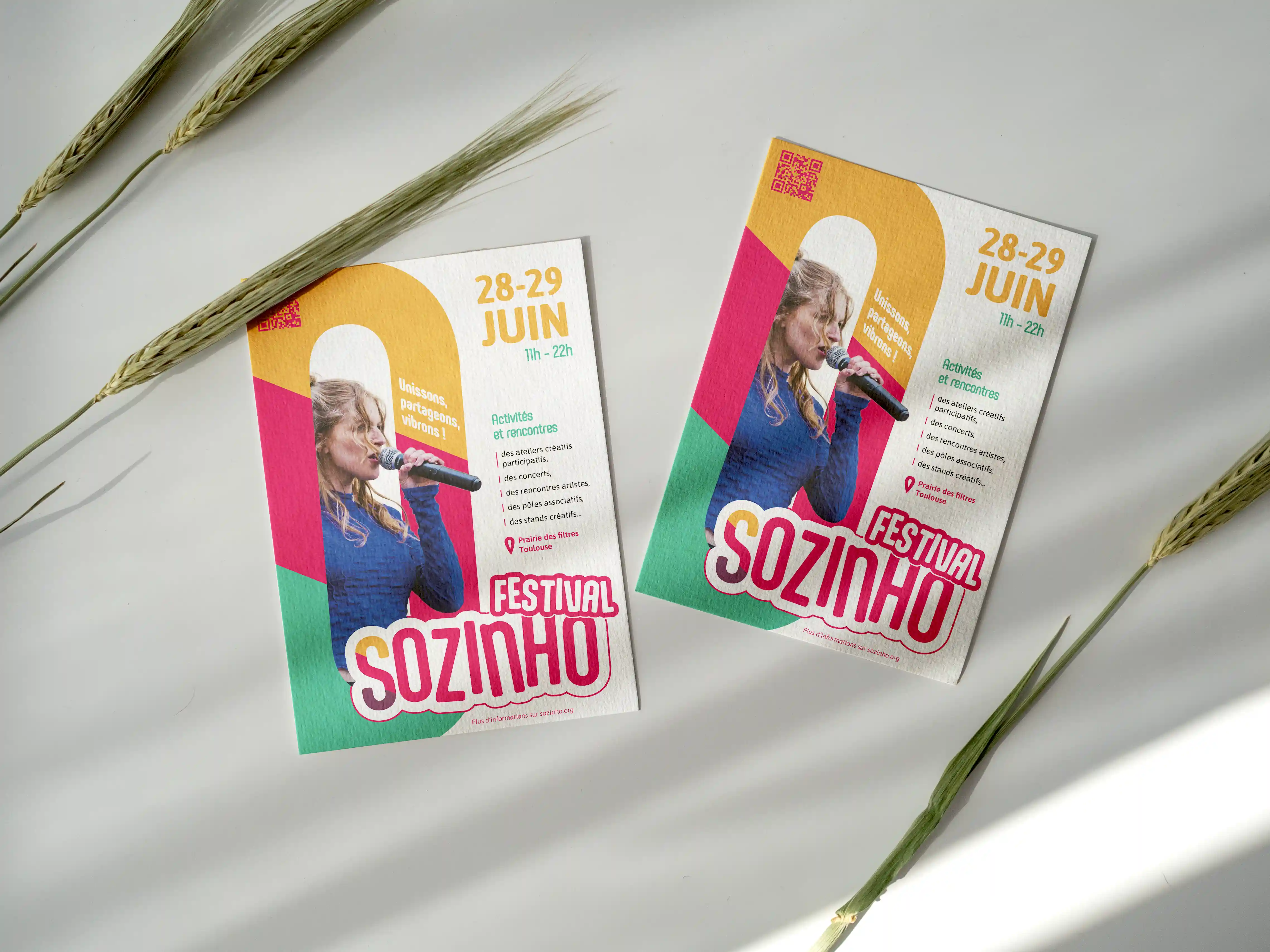 Création des supports de communication pour l'Association Sozinho