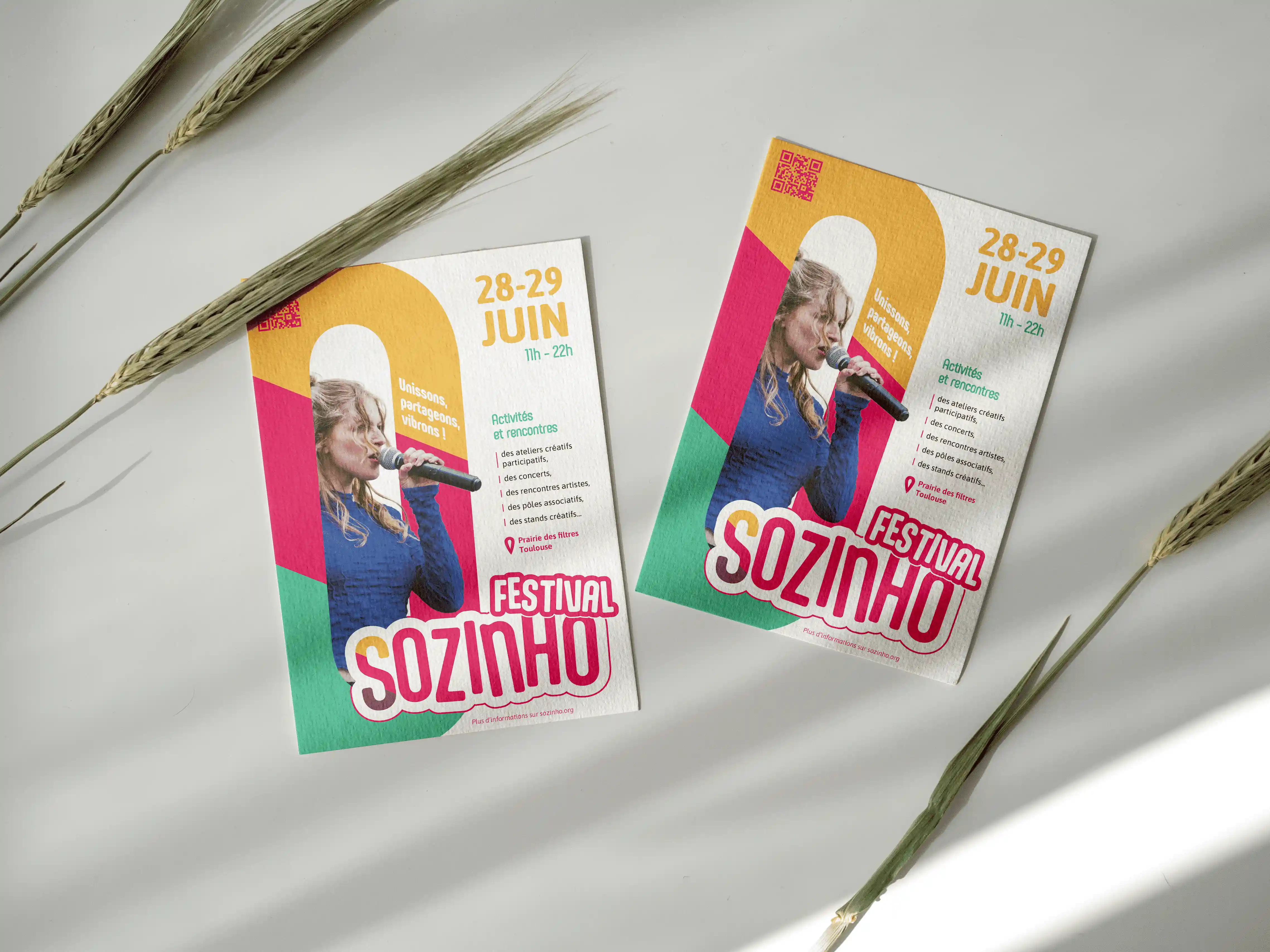 Création des supports de communication pour l'Association Sozinho